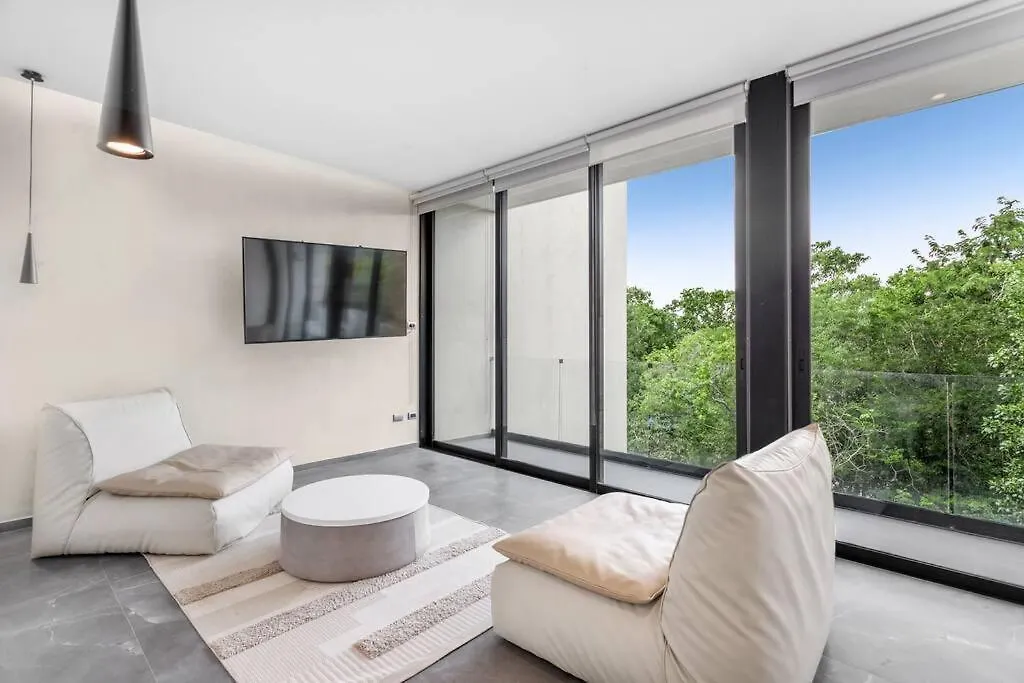 Kite 5 Bed, Self Checkin, Pool, Sleep 14 In Great Neighborhood Apartment Tulum