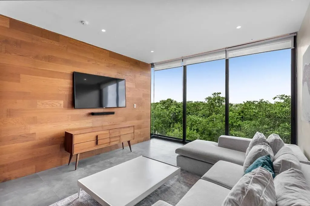 Kite 5 Bed, Self Checkin, Pool, Sleep 14 In Great Neighborhood Apartment Tulum